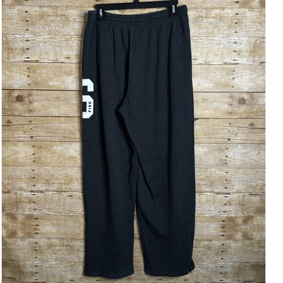 PINK VICTORIA SECRET PULL ON LOOSE FIT ATHLEISURE LOUNGE EVERYDAY WEAR PANTS LRG - Picture 1 of 7